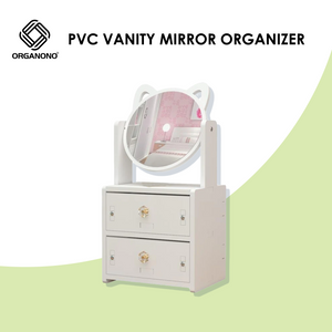 Organono DIY PVC Vanity Mirror Organizer