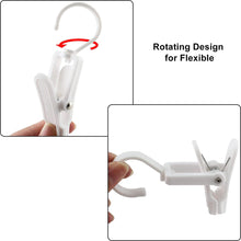 Load image into Gallery viewer, Organono 10PCS Hook Clips for Laundry, Clothes. Curtains and Accessories Hats, Towel, Socks
