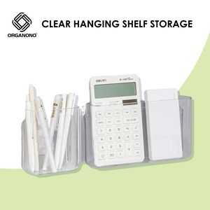 Organono Clear Hanging Shelf Storage Organizer