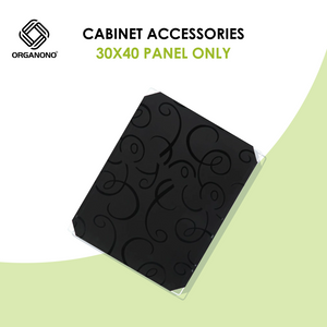 ORGANONO Steel Frame Panel 30x40cm Resin Plastic Cabinet Accessories