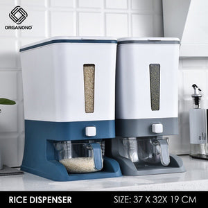 Organono Rice Dispenser 8kg rice tank insect-proof moisture-proof rice storage box rice grain storage box