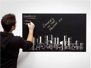 Organono Office White Board and Black Chalk Board Sticker Adhesive Wallpaper - 2 meters