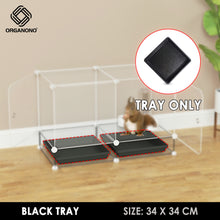 Load image into Gallery viewer, Organono DIY 1-4  Layers Multipurpose ALL CLEAR Panels Pet Cage Stackable Play Pen with Extra Layer
