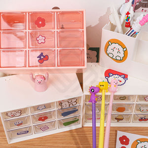Organono Mini Stationery Storage Box 9 Drawer
