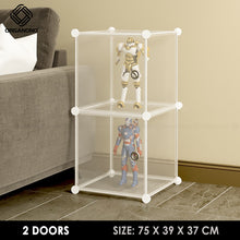 Load image into Gallery viewer, Organono DIY 2-10 Doors Multipurpose TOY ALL CLEAR Cabinet Stackable Organizer
