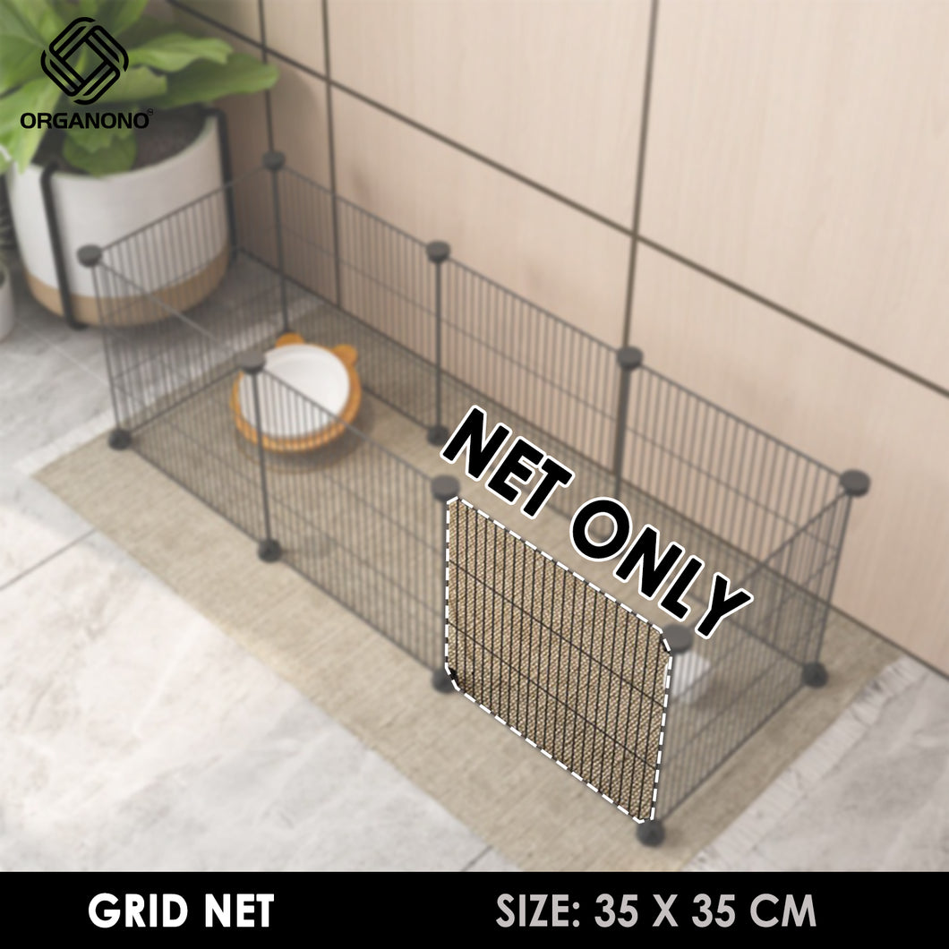 Organono Steel Net Frame Panel 35cm Door Riser Pet Cage Accessories