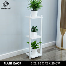 Load image into Gallery viewer, Organono Minimalist 80-90cm 3 Layer Plant Rack Stand Decor
