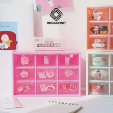 Load and play video in Gallery viewer, Organono Mini Stationery Storage Box 9 Drawer
