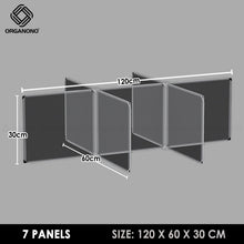 Load image into Gallery viewer, Organono Partition Isolation Panels Customizable Multipurpose Board Table Student Desk Employee Divider Space Saver

