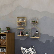 Load image into Gallery viewer, Organono Nordic Style Metal Wall-mounted Shelf Decor
