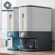 Load image into Gallery viewer, Organono Rice Dispenser 8kg rice tank insect-proof moisture-proof rice storage box rice grain storage box
