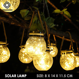 Organono Outdoor Solar Wishing Lamp Garden Light