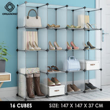 Load image into Gallery viewer, Organono DIY 3-16 Open Cube Organizer Stackable Cabinet
