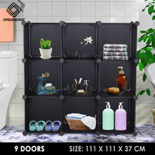 Load image into Gallery viewer, Organono DIY 3-16 Open Cube Organizer Stackable Cabinet
